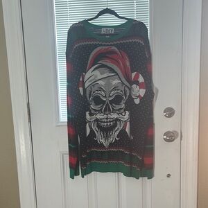 Ugly Christmas Sweater Red and Green Crewneck